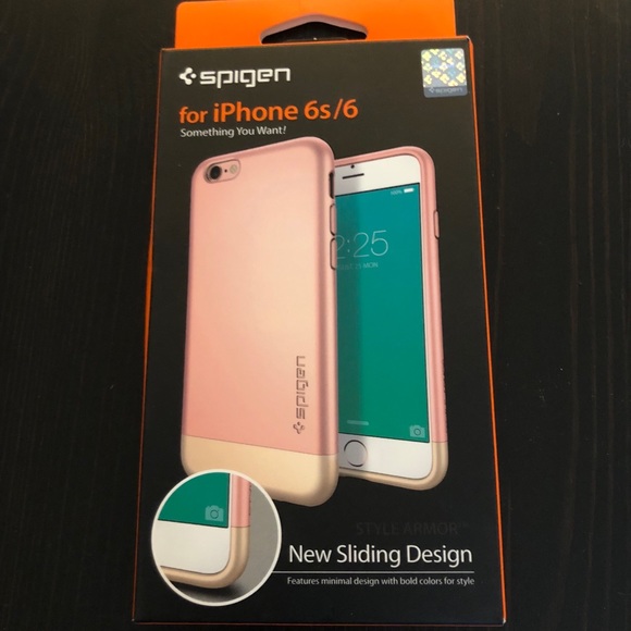 Accessories - Spigen IPhone 6s/6 Rose Gold Case